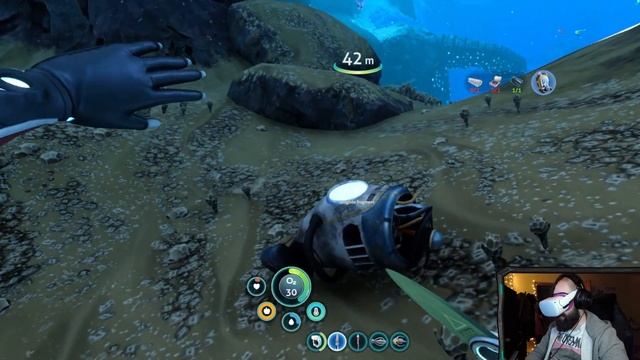 SUBNAUTICA BELOW ZERO VR Gameplay PART 2 // The BEST VR Survival Game // THERE'S A MECH IN THIS? смотреть онлайн