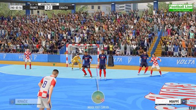 FIFA 23 | France vs. Croatia | Penalty Shootout Futsal | Mbappe vs Modric - Gameplay PC смотреть онлайн