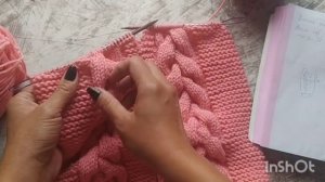 Комбинезон с косами на 9-12 месяцев.часть 2