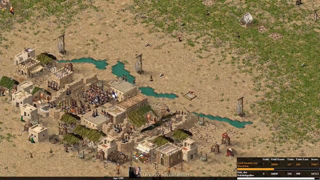 Ork ⚔️Lord Stauten | Vorrunde 4 | Rebalance MOD KI-Turnier | Stronghold Crusader смотреть онлайн