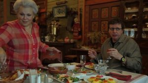 Михаил Ширвиндт в гостях у Елены Маньенан в лучшем Отеле Ресторане "Частный визит".