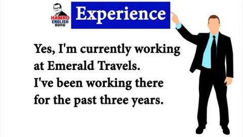 How to face a job interview in English. Common interview questions in English and Nepali - P1. V153