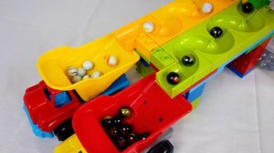 Горка для шариков - АСМР шарики катятся