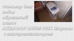ОНЛАЙН ТРЕЙД РУ фильтр для воды под мойку, обратный осмос АКВАФОР DWM 101S Морион с минерализатором