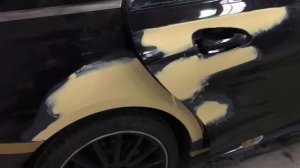 Mercedes CLA ремонт крыла и дверей