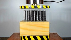 HYDRAULIC PRESS VS SELF TAPPING SCREWS