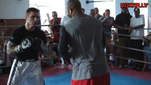 Pre-Fight Open Workout Roy Jones Jr. vs Courtney Fry, Riga/Latvia