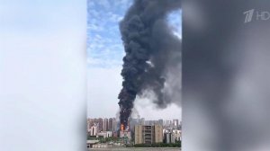 В китайском городе Чанша произошел сильнейший пожар