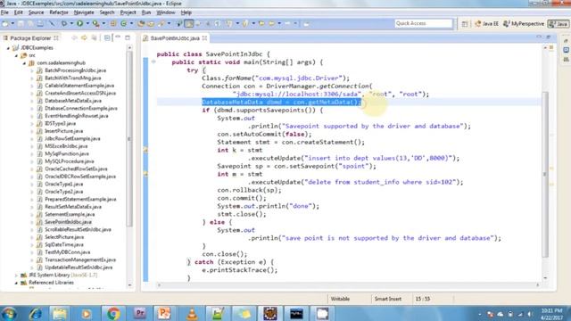 Lesson - 25 : JDBC - SavePoint in JDBC смотреть онлайн
