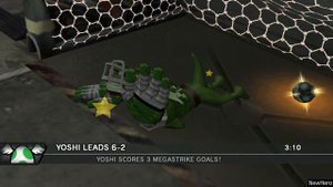 Mario Strikers Charged - Yoshi Vs. Luigi