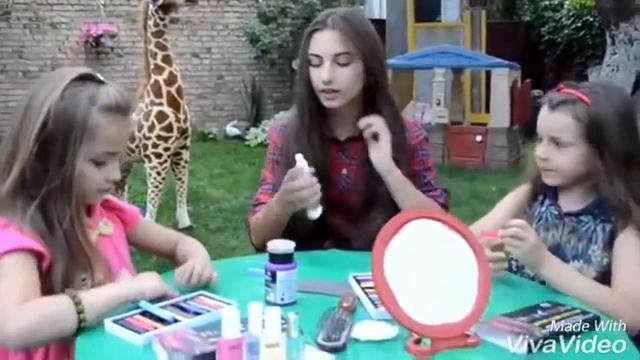 CRAZY SISTERS SHOW) Красим волосы мелками!  Мелки для волос.