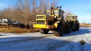 Затаскиваем Кировец в бокс и снимаю КПП.