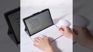 Чехол с клавиатурой и мышью для планшета.mp4