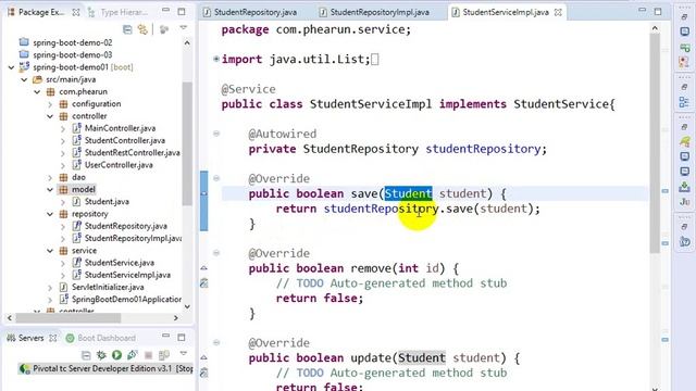 SpringBoot POJO Programming Model смотреть онлайн