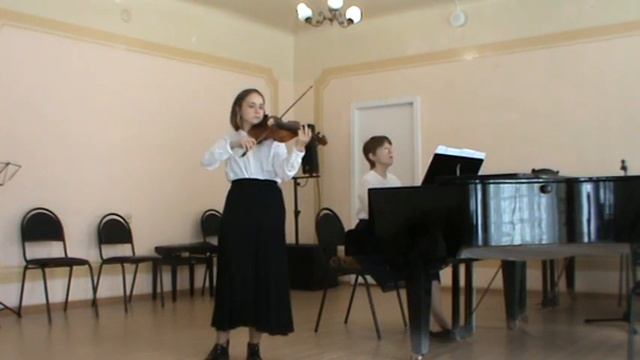 Апайщикова Виолетта - К. Дебюсси "Медленный вальс" смотреть онлайн