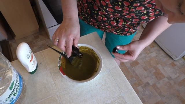 Хна с йодом для покраски волос, пробую первый раз