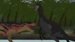 tarbosaurus vs therizinosaurus stick stick nodes pro dinosaurs battles season 2 EP 3