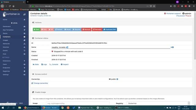 Portainer edit container bug смотреть онлайн