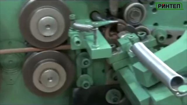 Машина для изготовления колец из прутка (правка 5-ю роликами) смотреть онлайн