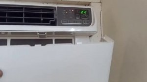 how to reset clean filter light lg window inverter AC