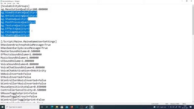 INCREASE YOUR FPS IN GROUNDEDTHEGAME FOR LOW SPEC PC - EDITING CONFIGURATION FILES смотреть онлайн