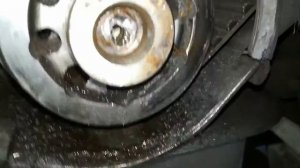 Mitsubishi Pajero сломался болт коленвала+ бита, удаление