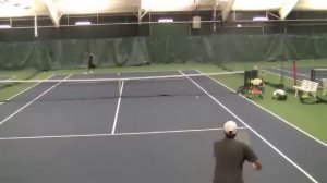 Bradley Noyes College tennis video