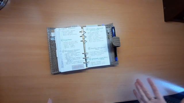 Что внутри моего ежедневника. Ежедневник на кольцах.