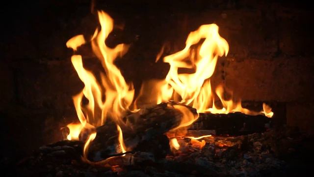 🔥 FIREPLACE Ultra HD 4K. Fireplace with Crackling Sounds. Fireplace Burning Background (12 HOURS) смотреть онлайн