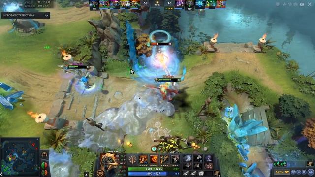 Игра на 2,5к mmr. 95 минут. Тир 5 айтемы. Что здесь происходит? смотреть онлайн