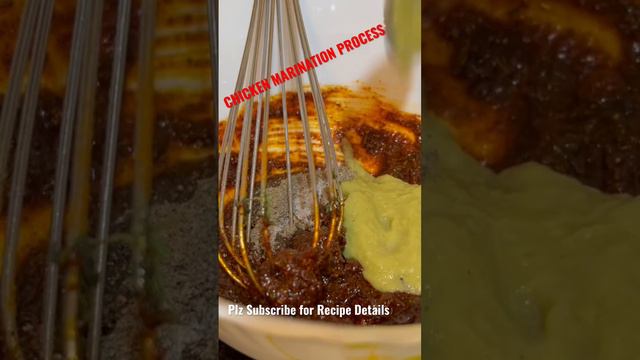 CHICKEN MARINATION PROCESS🔥 #chickenmarinade #marinated #chicken #chickenrecipe #nonvegrecipe #food смотреть онлайн