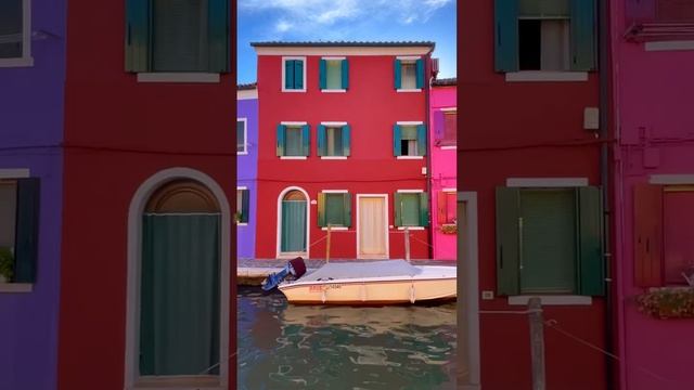 Burano, colorful city in Italy