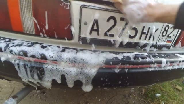 Как отмыть машину мотоцикл от мазуты, масла, сажи и прочей грязи за 50р! смотреть онлайн