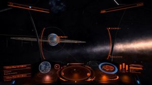 Elite Dangerous - водная планета с кольцами (Elite Games)