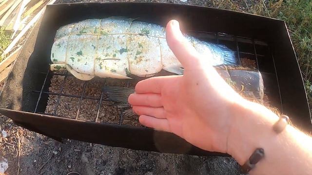 Копченый лосось карп. На день рождения Матушки Варвары. смотреть онлайн