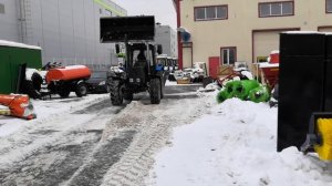 Уборка снега Мтз 82.1-23/12