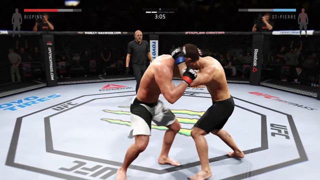 UFC 2 MICHAEL BISPING vs GEORGES ST-PIERRE смотреть онлайн