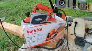 Мой первый электрорубанок Makita M1902 + НОВОСТЬ