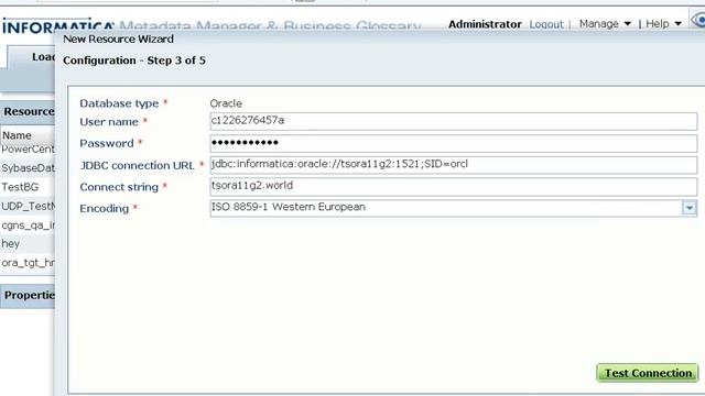 How to create and load an Oracle resource in Metadata Manager смотреть онлайн