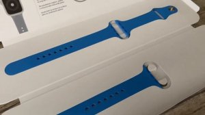 Apple Watch - Surf Blue Sport Band Unboxing