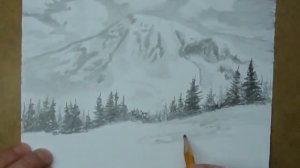 Как нарисовать пейзаж карандашом!