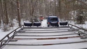 Off-road на Нивах по снегу. Первый выезд Буханки на 33 Сафарях. Зимний лес 2021.