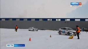 Красноярские силовики состязались в водительском мастерстве.mp4