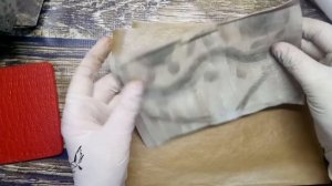 Имитация кожи змеи из фоамирана. Мастер-класс на молдах Looped Molds