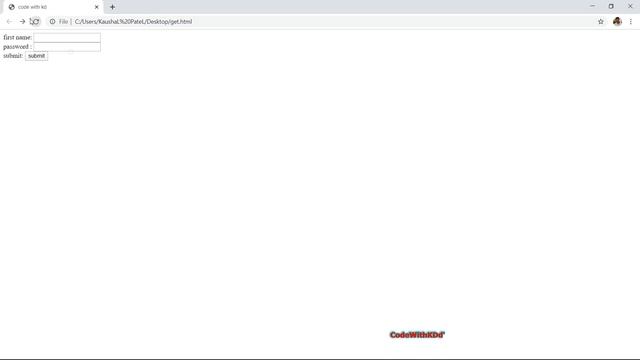 GET or POST Method in HTML