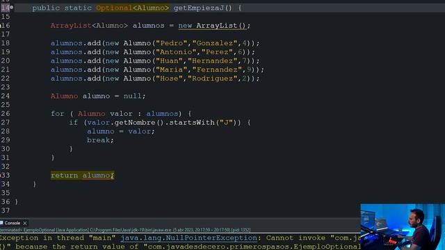 Java desde 0. 24) Optional