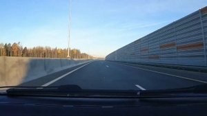 Поездка по ЦКАД М7-М11 УТРО.