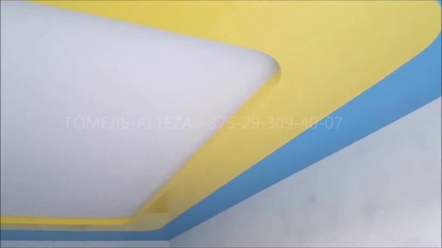 Яркий,светящийся,потолок в детской. Натяжные потолки ГОМЕЛЬ-ALTEZA смотреть онлайн