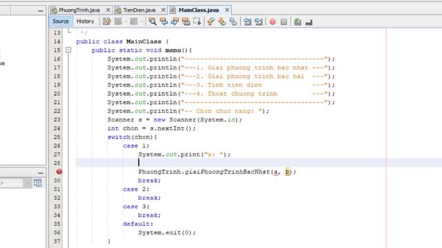 Lab 2.B4: Tạo menu chức năng dùng lệnh switch bằng Java смотреть онлайн