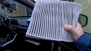 Как заменить салонный фильтр на Chery Tiggo 8 на новый NORDFIL CN1191K (OEM T218107011, T82207A)